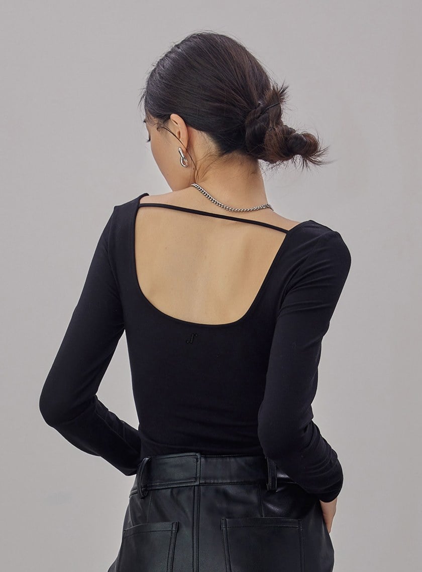 舒適美背發熱長袖BRA上衣